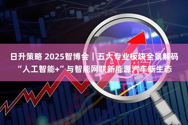 日升策略 2025智博会｜五大专业板块全景解码“人工智能+”与智能网联新能源汽车新生态